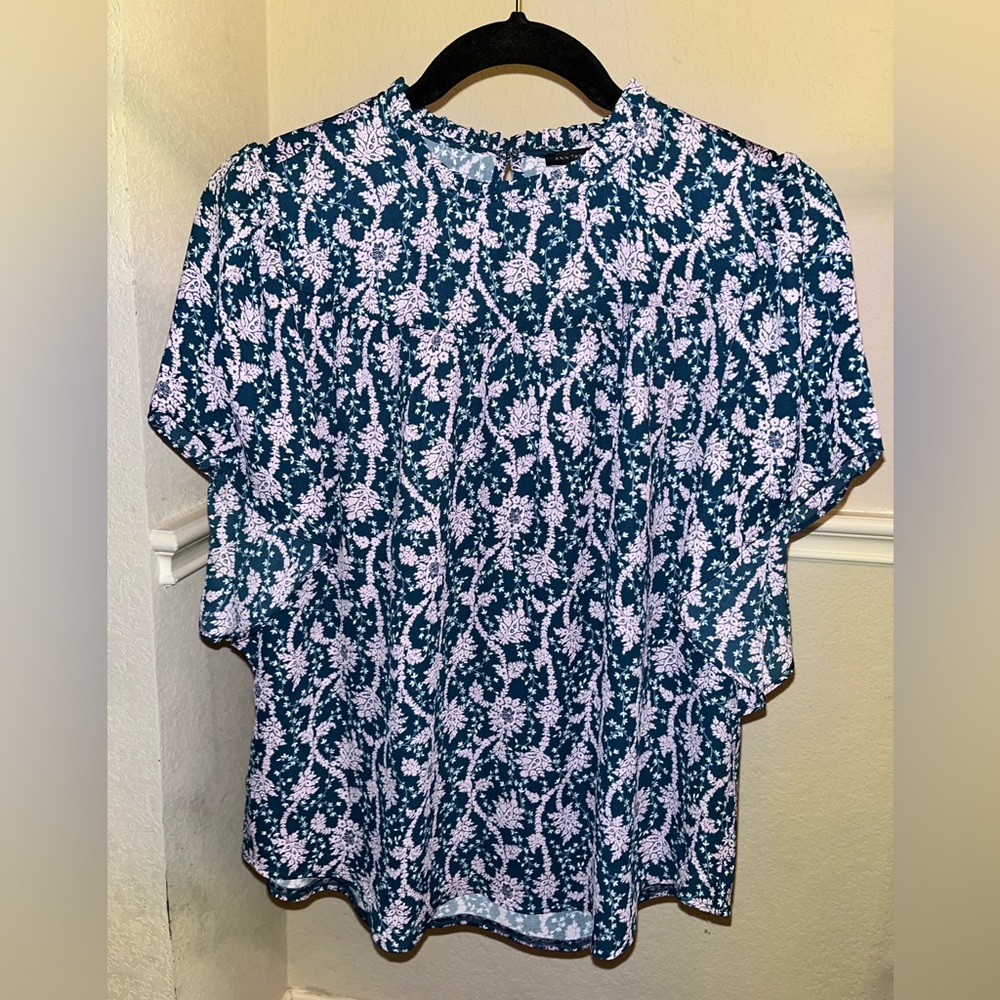 Ann Taylor floral blouse